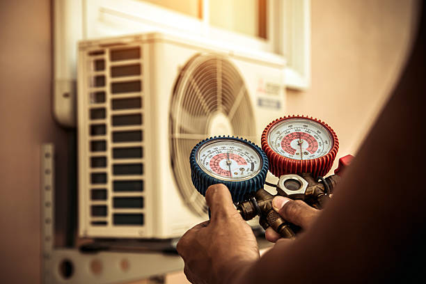 Professional Hvac Installation technician working in Bradley, MI